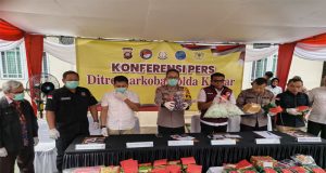Polda Kalbar Berhasil Ungkap 11 Kasus Narkoba, Amankan 19 Tersangka dan 28.124,84 Gram Sabu, Selamatkan 224 Ribu Jiwa