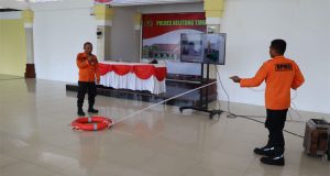 Polres Beltim Melaksanakan Pelatihan Bhabinkamtibmas Polri Penolong Masyarakat