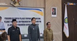 Pengambilan Sumpah Pejabat dan Pengangkatan CPNS Jadi PNS Digelar di Pendopo Indramayu