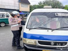 Ops. Keselamatan Mahakam 2026, Gencarkan Sosialisasi serta Himbauan tentang Kamseltibcarlantas di Area Pusat Keramaian