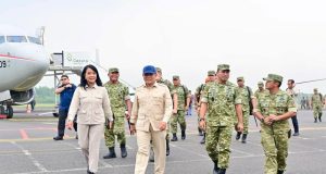 Pesawat Tempur TNI AU Uji Coba Pendaratan di Tol Lampung