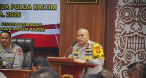 Buka Taklimat Awal Audit Kinerja Tahap I TA.2026, Wakapolda Kaltim Tekankan Perencanaan dan Pengorganisasian
