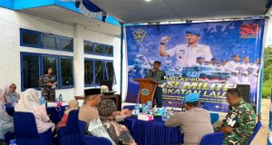 Memeriahkan HUT POMAL Ke 80, Denpom Lanal Ketapang Hadirkan Kepedulian Lewat Berbagi Sesama