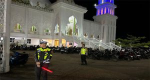 Polres Ketapang dan Jajaran Perketat Pengamanan Tarawih, Pastikan Ramadhan 1447 H Aman dan Kondusif