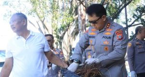 Kapolda Gorontalo Pimpin Aksi “JAGO ASRI” di Taman Buah, Wujudkan Lingkungan Aman dan Indah