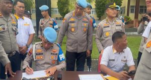 Polda Papua Barat Lakukan Pengecekan Pemegang dan Kelayakan Senjata Api Personel