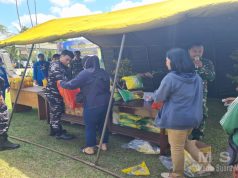 TNI PRIMA, TNI Hadir Untuk Rakyat, Lanal Ketapang Bersama Kodim 1203/Ktp Gelar Bazar Murah Sambut Hari Raya Idul Fitri