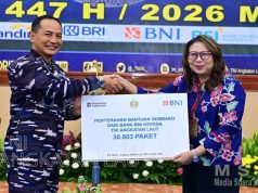 Sinergi TNI AL dan Perbankan: Ribuan Paket Lebaran Disalurkan untuk Prajurit