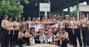 Berbagi Berkah Ramadan, Siswa SIP 55 Polda Sulteng Sambangi Panti Asuhan Al-Amaanah