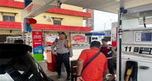 Ops Ketupat Kapuas 2026, Sat Samapta Lakukan Patroli Dialogis Sambangi SPBU