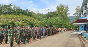 Dandim Pacitan 0801 Letkol Arh Imam Musahirul, S.H., M.I.P. Inisiasi Bersih Lingkungkan Bersama Dan Yon TP 934 SBY