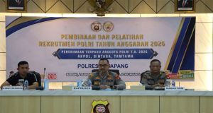 Mantapkan Kesiapan, Kapolres Ketapang Berikan Pembinaan Dan Pelatihan Kepada Calon Siswa Polri Angkatan 2026