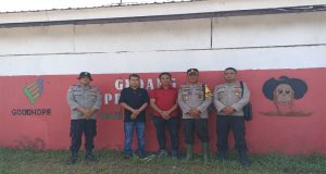 Kapolsek Sungai Laur Cek Kesiapan Sarpras Penanggulangan Karhutla di Wilayah Perusahaan