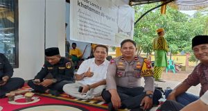 Polsek Benua Kayong Laksanakan Pengamanan Acara Halal Bihalal Pamgeran Mangkunegara Kerajaan Matan Tanjungpura