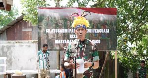 Silaturahmi Pangdam XVIII/Kasuari dengan Masyarakat Adat Lapago dan Meepago : Tinjau Kondisi Nyata dan Tangkap Aspirasi Masyarakat