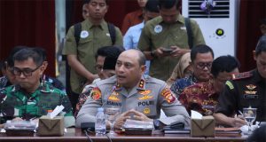 Menteri Kehutanan Pimpin Rakor Karhutla di Kalbar, Kapolda Kalbar Tegaskan Komitmen Penegakan Hukum Tanpa Pandang Bulu
