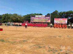 Sinergitas Bersama, Polsek Nanga Tayap Bersama Jajaran Stakeholder Dan PT BGA Kecamatan Nanga Tayap Gelar Apel Siaga Karhutla