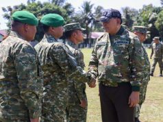 Menhan Sjafrie Sjamsoeddin Kunjungi Secaba Rindam XIII/Merdeka di Minahasa Selatan, Tegaskan Penguatan SDM TNI AD